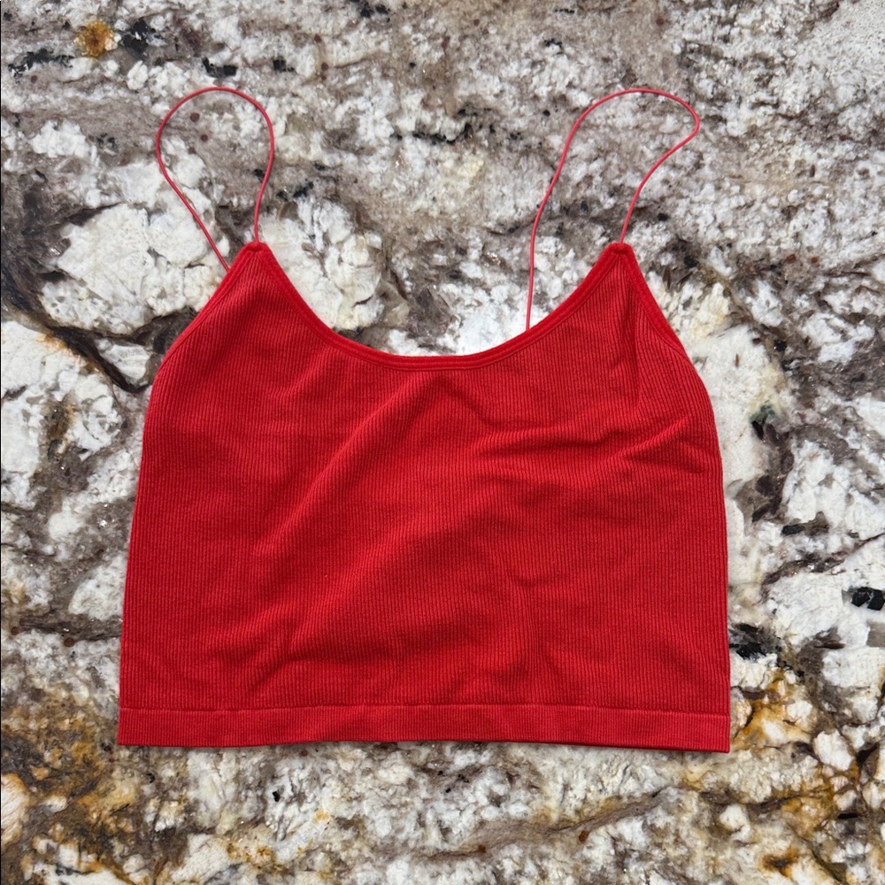 Streetwear Society Red Camisole Top
